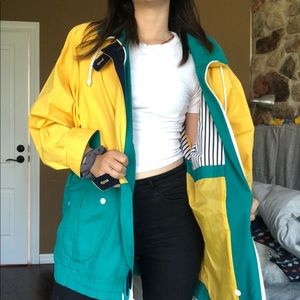SOLD Vintage Color Block Windbreaker Jacket